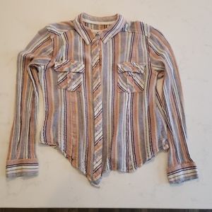 Free People button up shirt